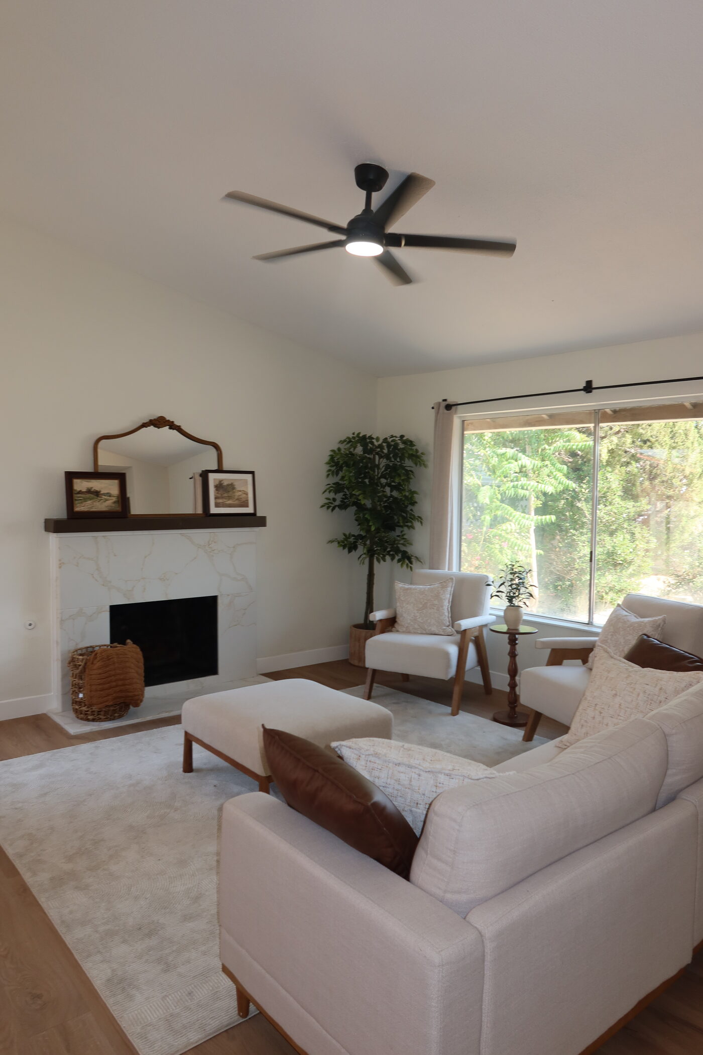 A bright, welcoming living room